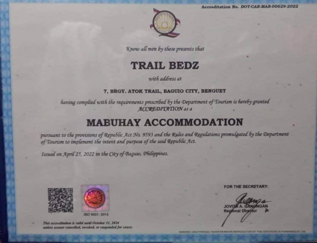 Trail Bedz Homestay Багио Экстерьер фото